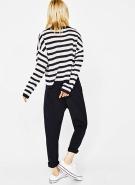 Loose-fit round neck sweater