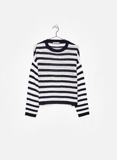 Loose-fit round neck sweater