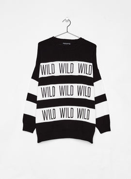 Print sweater