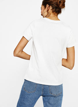 Cotton Off-the-Shoulder Tee 1