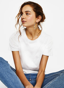 Cotton Off-the-Shoulder Tee 1
