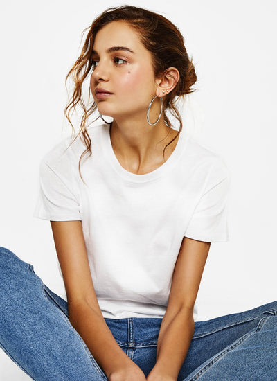 Cotton Off-the-Shoulder Tee 1