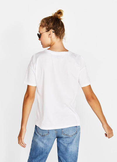 Ecologically grown cotton T-shirt with print