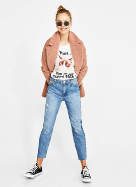 Ecologically grown cotton T-shirt with print