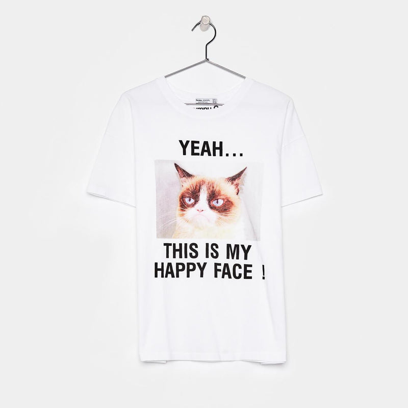 Ecologically grown cotton T-shirt with print