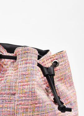 Mini tweed backpack